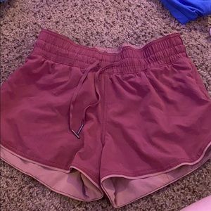 Reversible lululemon drawstring shorts